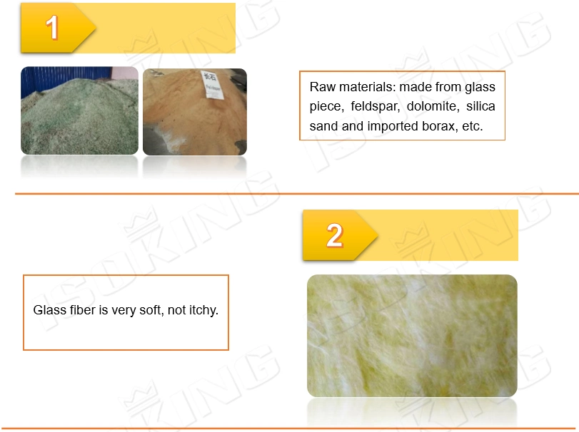 Air Conditioning Insulation Glass Wool a Sound Absorbing Material